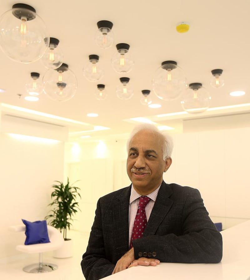 Dr Pankaj Shrivastav established the UAE’s first fertility unit in Dubai in 2004. Satish Kumar / The National
