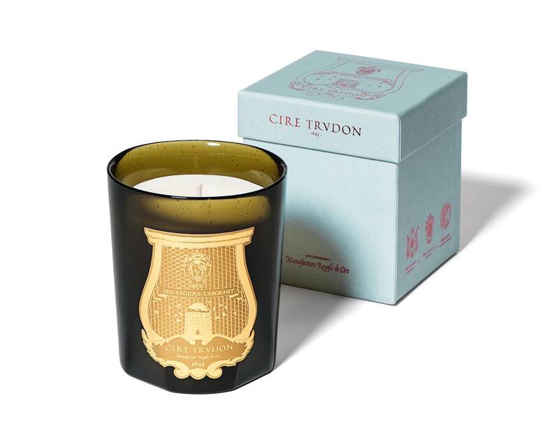 Cire Trudon Classic Candle: Dh300, Voluspa at Bloomingdale’s Home. Courtesy: Bloomingdale’s Home Dubai