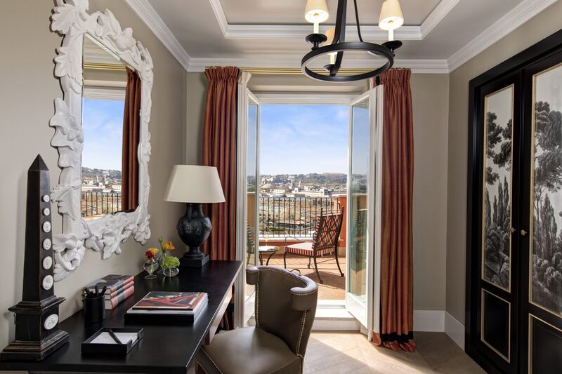 All rooms have views over the Ancient City.