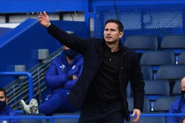 Chelsea's manager Frank Lampard. AP