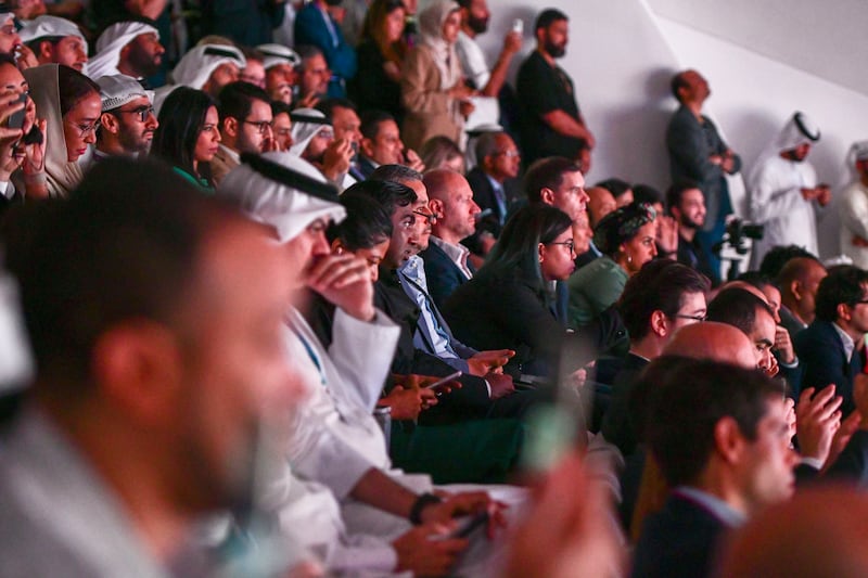 Some of the audience at the Dubai Metaverse Assembly.
