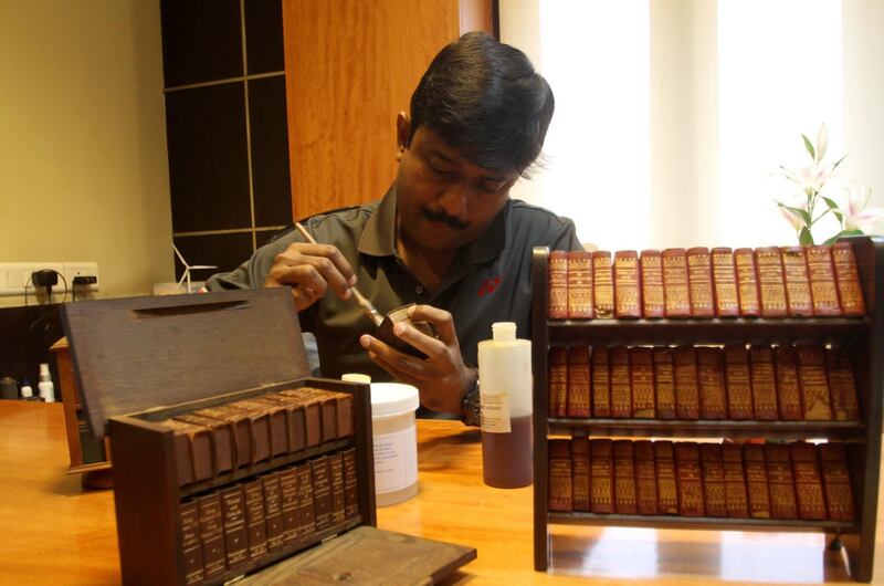 Siddhartha Mohanty from Bhubaneswar collects and restores miniature books. Siddhartha Mohanty