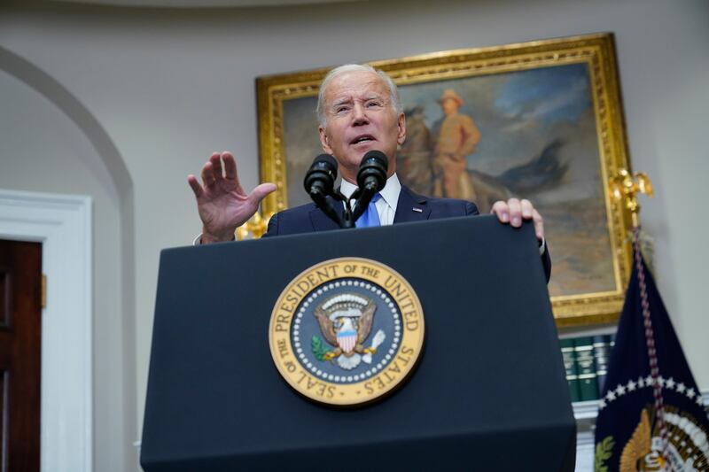 US President Joe Biden told Ukrainian President Volodymyrr Zelenskyy that he was sending another $625 million military aid package to Kyiv. AP