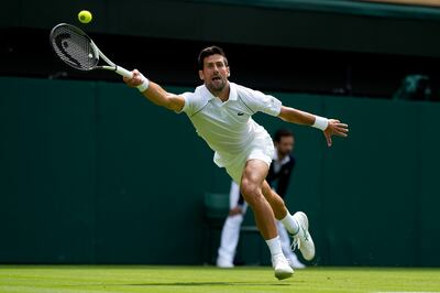Novak Djokovic takes on Tim van Rijthoven in the fourth round. AP