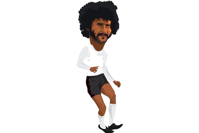 Paul Breitner: Be it his socialist stance or his dismissive remarks about Bayern Munich (while employed by them), Paul Breitner’s undeniable talent on the pitch likely saved him from suffering off it. By the age of 24, he had won every major title available to him. Illustration by Mathew Kurian / The National