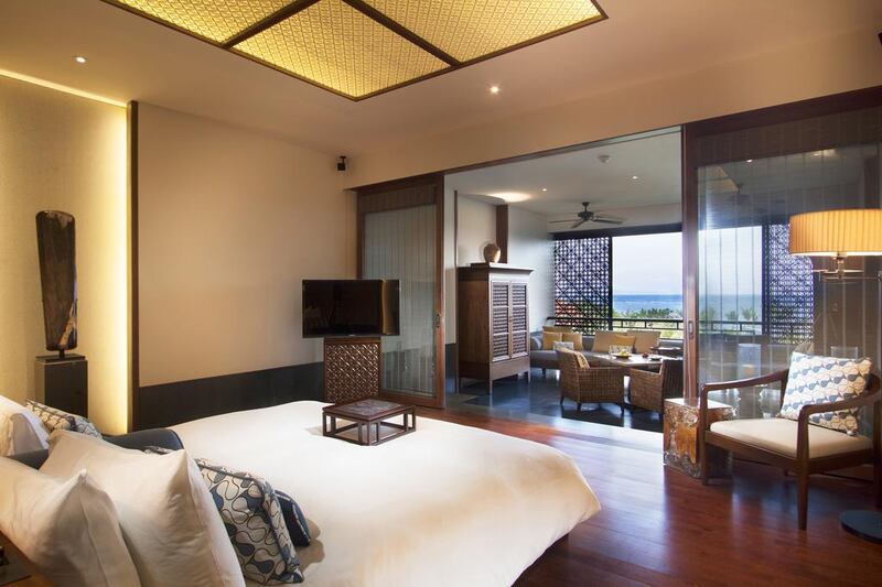 The ocean-view suite. Courtesy Fairmont Sanur Beach Bali