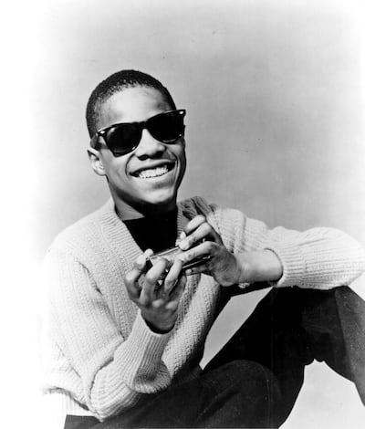 Music legend Stevie Wonder was 12 when his first jazz album was released. Getty Images
