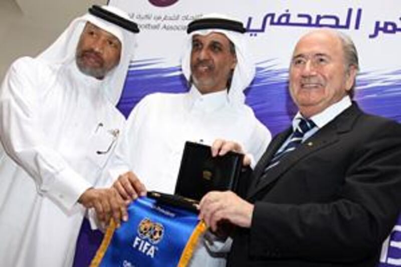 Sheikh Mohammed, president of the Qatar Football Federation.