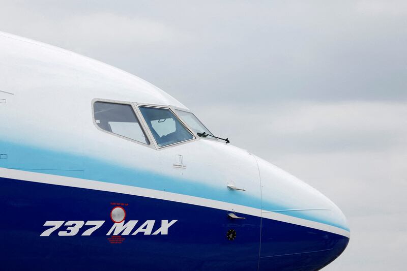 Boeing's 737 Max fleet was grounded after two crashes that killed 346 people in Indonesia and Ethiopia in 2018 and 2019, respectively. Reuters