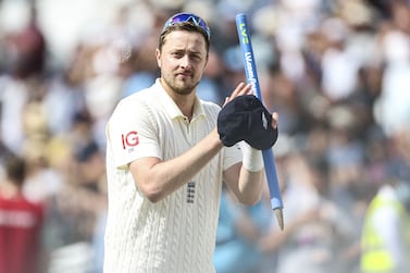 England's Ollie Robinson claps the fans after victory during day four of the cinch Third Test match at the Emerald Headingley, Leeds. Picture date: Saturday August 28, 2021.