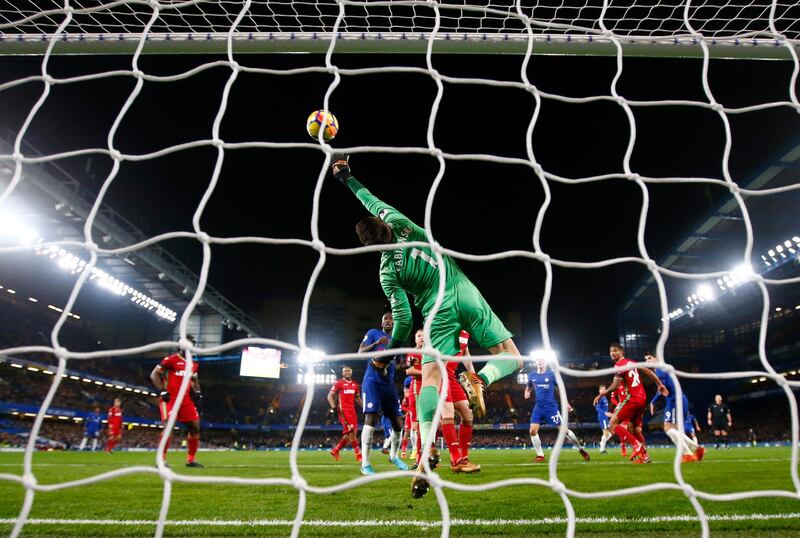 Lukasz Fabianski makes a save. Clive Rose / Getty Images