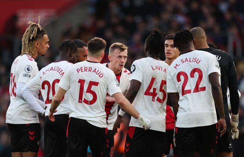 James Ward-Prowse - 8 Had two good chances from the edge of the box before the ten-minute mark but failed to test Forster. Began the move that led to Walcott’s goal with a well-weighted cross into the penalty area. Kept his cool to slot his late penalty into the top corner and earn Southampton a share of the spoils. AFP