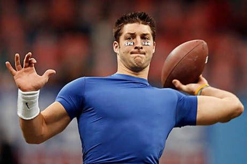 Tim Tebow signed a five-year contract with the Denver Broncos
