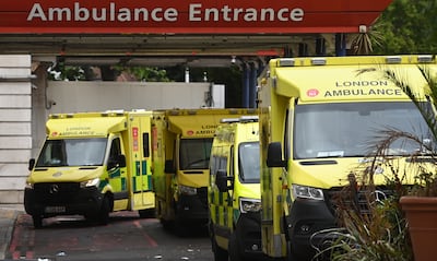 Doctors and paramedics say ambulance waiting times are putting patients in danger across the UK. EPA