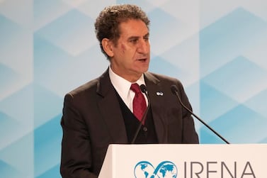 Investments in clean energy projects need to grow two-fold to $2 trillion per year between 2021 and 2023 to achieve sustainable goals , says Irena director general Francesco La Camera. Antonie Robertson/The National