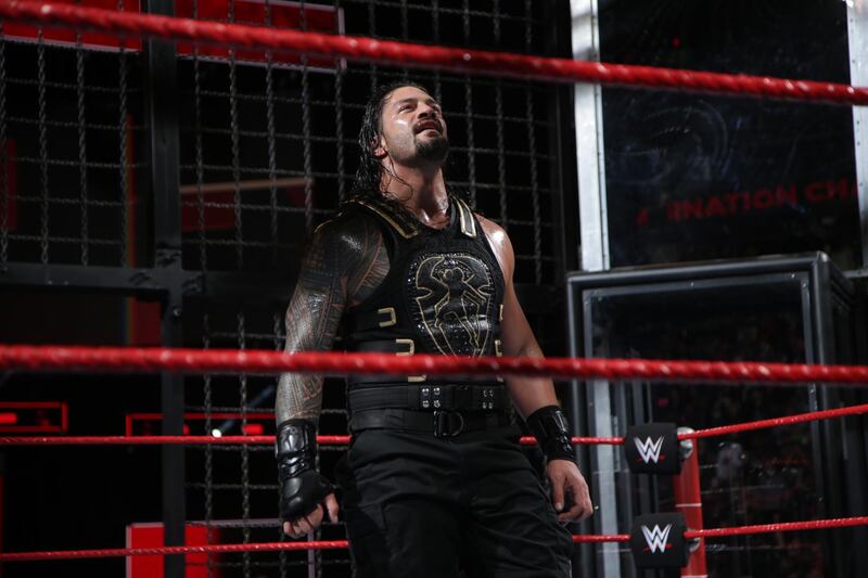 Roman Reigns is among the WWE talent coming to Saudi Arabia in April. Image courtesy of WWE.