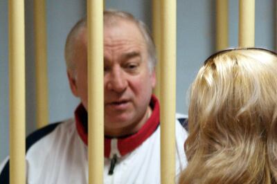 (FILES) In this file photo taken on August 09, 2006 Former Russian military intelligence colonel Sergei Skripal attends a hearing at the Moscow District Military Court in Moscow on August 9, 2006.
The former Russian spy who was found slumped in an English town following a poison attack that Britain blames on Moscow is "improving rapidly," the hospital treating him said on April 6, 2018. Salisbury District Hospital said Skripal was "responding well to treatment" and "no longer in a critical condition".

 / AFP PHOTO / Kommersant Photo / Yuri SENATOROV / Russia OUT