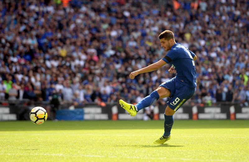 Chelsea's Alvaro Morata misses in the penalty shoot out during the Community Shield at Wembley, London. PRESS ASSOCIATION Photo. Picture date: Sunday August 6, 2017. See PA story SOCCER Community Shield. Photo credit should read: Joe Giddens/PA Wire. RESTRICTIONS: EDITORIAL USE ONLY No use with unauthorised audio, video, data, fixture lists, club/league logos or "live" services. Online in-match use limited to 75 images, no video emulation. No use in betting, games or single club/league/player publications.