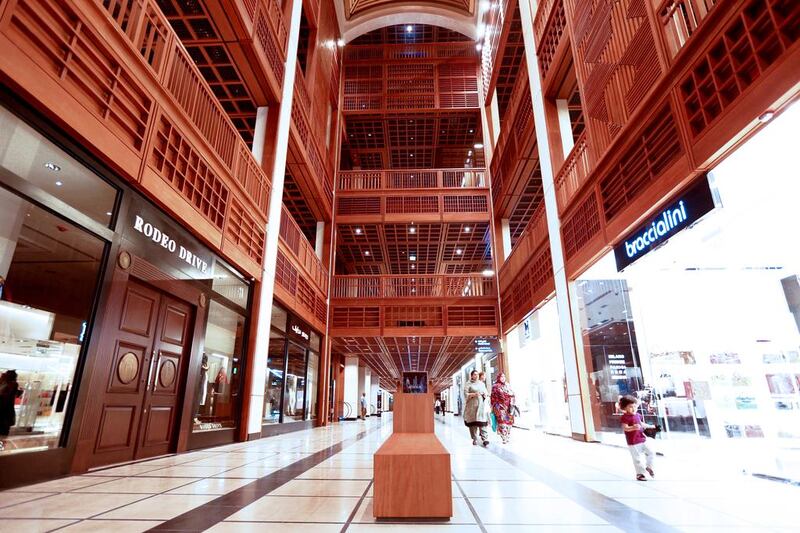 The Souq: Central Market, opened in 2010 and is a modern development that purports to be a historic souq. Fatima Al Marzooqi / The National