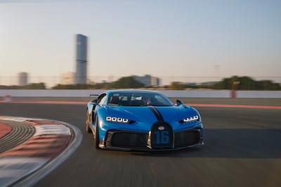 Bugatti Chiron Pur Sport at Dubai Autodrome