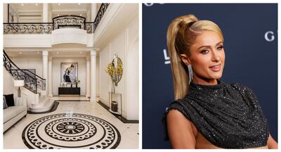 Paris Hilton's home has a room dedicated to storing her post. Photos: Hilton & Hyland, AFP