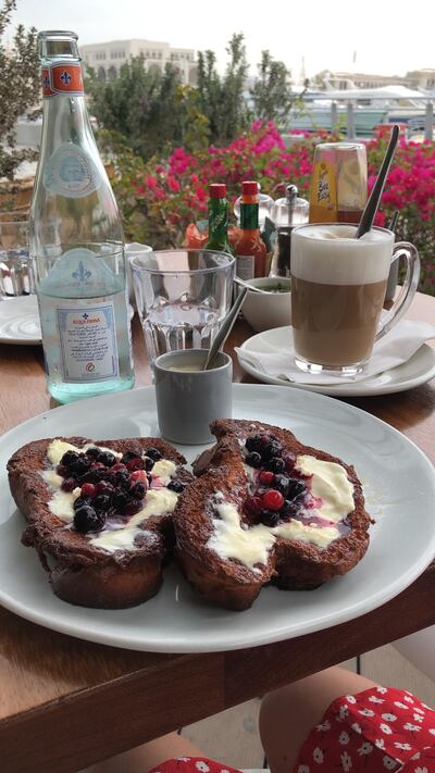 The French toast at Tashas is a favourite pick from the popular restaurant.