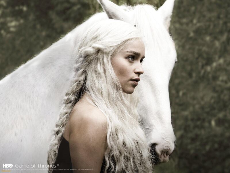 Emilia Clarke as Daenerys Targaryen in Game of Thrones. CREDIT: Courtesy HBO