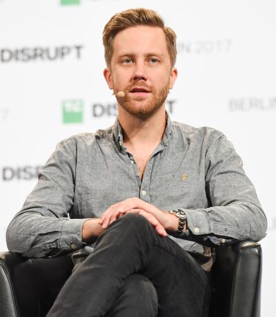 BERLIN, GERMANY - DECEMBER 05:  Monzo CEO Tom Blomfield talks at TechCrunch Disrupt Berlin 2017 at Arena Berlin on December 4, 2017 in  (Photo by Noam Galai/Getty Images for TechCrunch,)