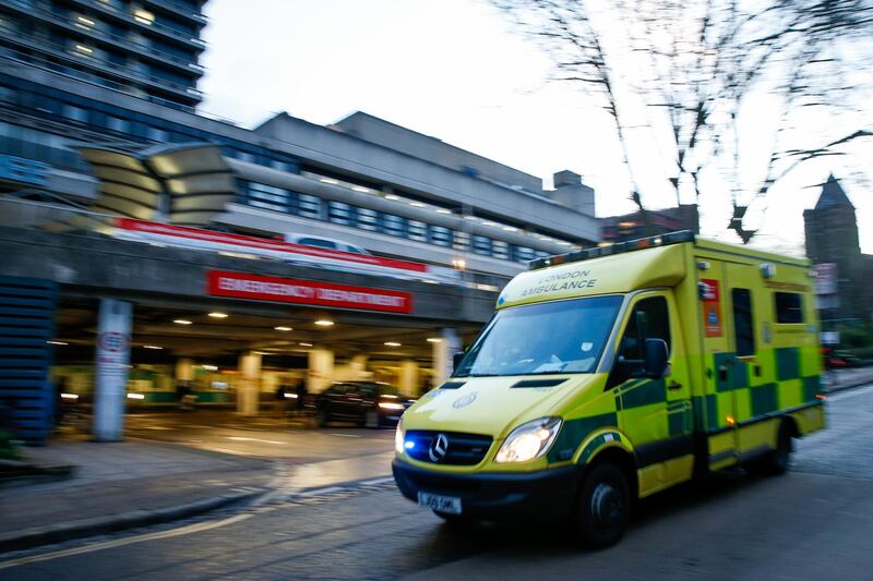 An ambulance at the Royal Free Hospital in London. Bloomberg