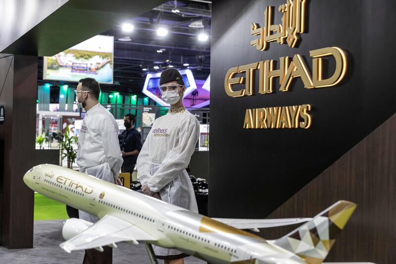 First day of the 2021 Arabian Travel Market exhibition opens at the World Trade Center in Dubai on May 16 th, 2021. General image from the first day.
Antonie Robertson / The National.
Reporter: None for National.