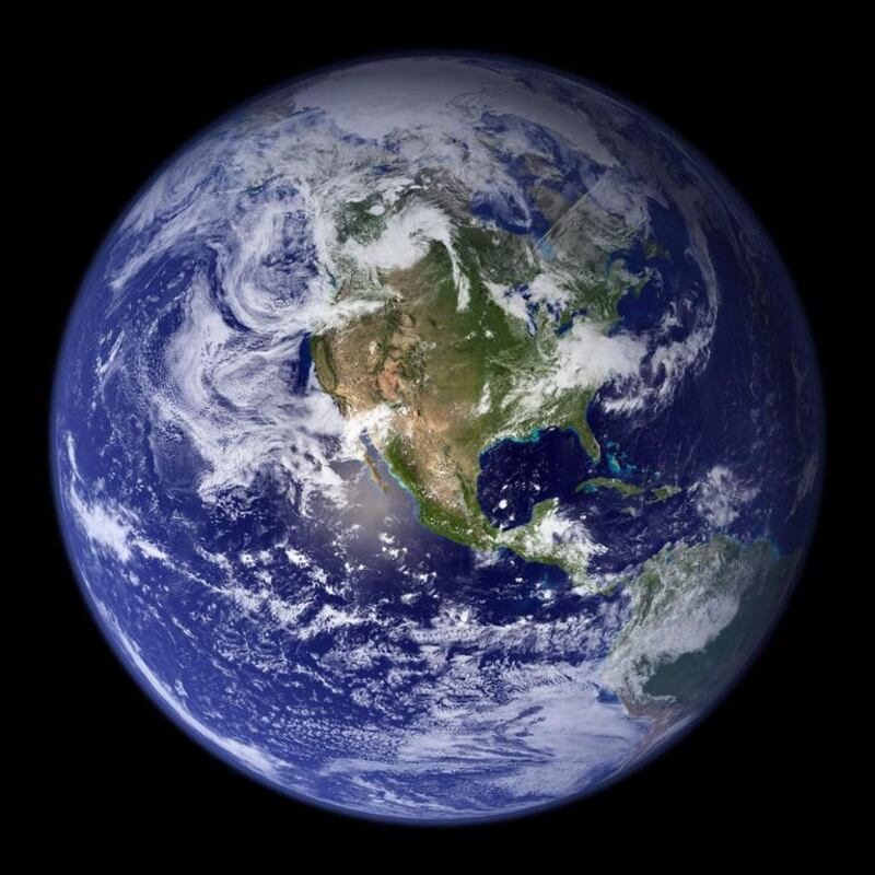 Nasa image of the Earth. Nasa / AFP