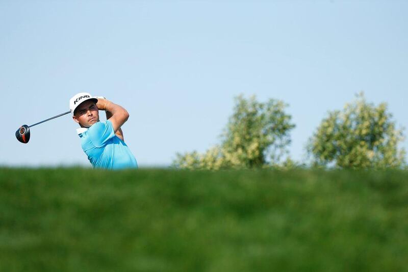 Rickie Fowler tees off at 3 on Friday during the Abu Dhabi HSBC Golf Championship second round. Scott Halleran / Getty Images