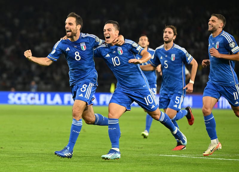 Giacomo Bonaventura became Italy's oldest goalscorer against Malta, more than 10 years after making his debut. Getty