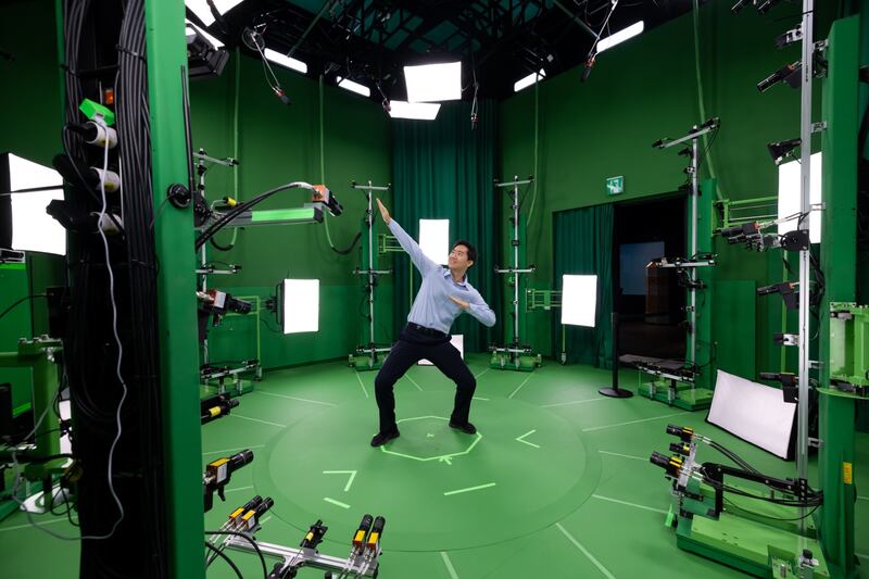 A simple app will create an avatar, while a fully-equipped studio can create a more detailed, 360-degree representation of yourself for the metaverse. Bloomberg
