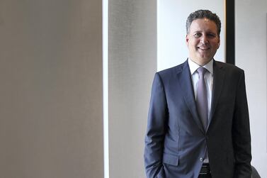 Karim El Solh, chief executive of Gulf Capital, at the firm's office in DIFC. Satish Kumar/ For the National 