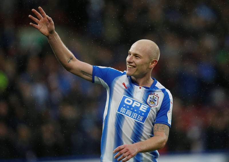 Centre midfield: Aaron Mooy (Huddersfield Town) – The driving force at the heart of the midfield, the Australian got the opening goal in one of the shock results of the season. Andrew Yates / Reuters