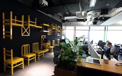 Dubai, 17, May, 2017:  Google Office at the Internet City in Dubai.  ( Satish Kumar / The National ) 
ID No: 75149
Section: Business
Reporter: Jessica Hill *** Local Caption ***  SK-Google-17052017-018.jpg