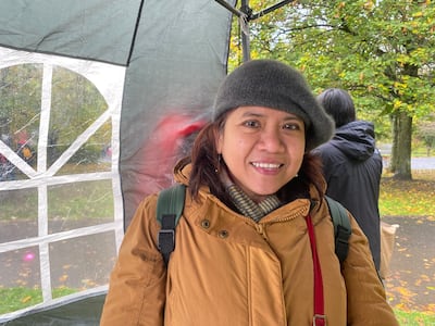 Dorothy Guerrero from Global Justice Now said the Glasgow march is being replicated in 50 cities around the globe. Victoria Pertusa for The National