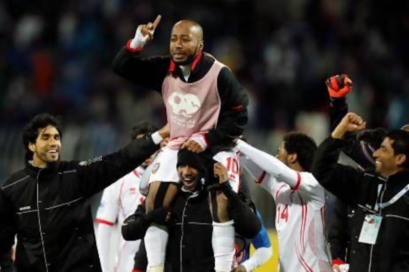 The experienced Ismail Matar was surprisingly not played in the Gulf Cup semi-finals. Mohammed Dabbous / Reuters