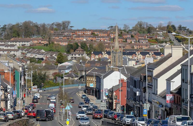 The town of Banbridge in County Down, Northern Ireland. Photo: Alamy