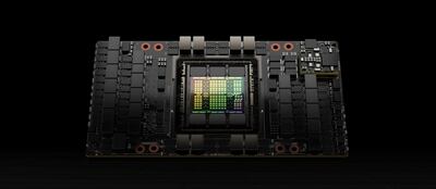 H100, Nvidia's latest GPU optimised to handle large artificial intelligence models used to create text, computer code, images, video or audio. Reuters