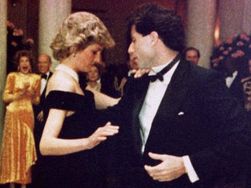 Princess Diana was wearing a Victor Edelstein gown when she danced with John Travolta at the White House in 1985