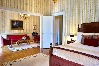 The Diplomatic Suite at Tivoli Palácio de Seteais. Courtesy Tivoli Hotels