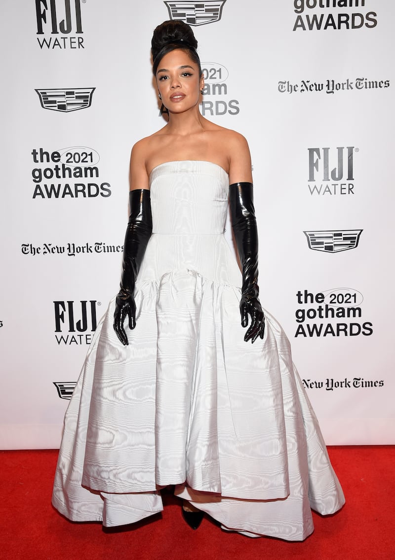 US actress Tessa Thompson arrives. AFP