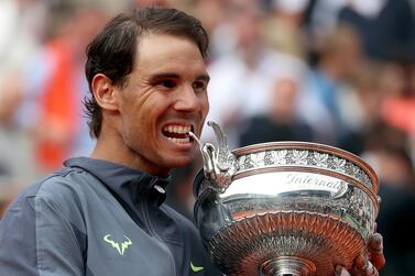 Rafael Nadal beat Dominic Thiem in the 2019 French Open final to secure a 12th title at Roland Garros. EPA