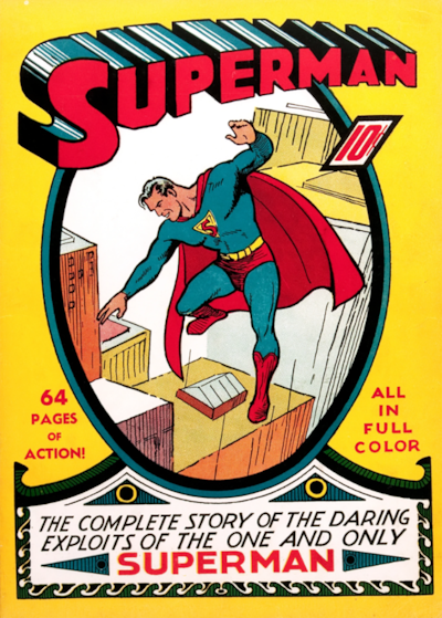 Superman No 1, published 1939. Photo: DC Comics