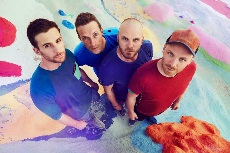 Coldplay L-R: Guy Berryman, Chris Martin, Will Champion and Jonny Buckland. Courtesy Flash Entertainment