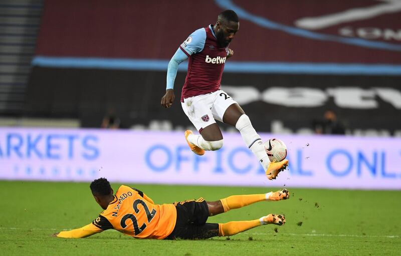 Arthur Masuaku - 8, Dealt with Traore well and also showed some brilliant footwork of his own when he had the ball at his feet. Put in a delightful cross for West Ham’s fourth. EPA