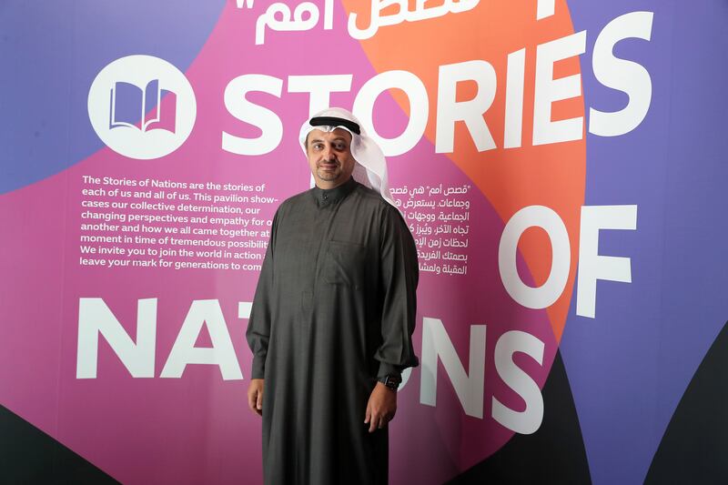 Najeeb Mohammed Al Ali, Executive Director at the Stories of Nations pavilion at EXPO City in Dubai