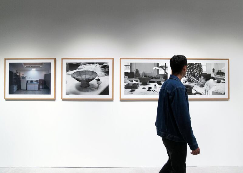 ABU DHABI, UNITED ARAB EMIRATES. 22 NOVEMBER 2019. 
Lamya Gargash’s photos at Gateway: Fragments, Yesterday and Today exhibition at The 11th edition of Abu Dhabi Art. Curated by Paolo Colombo.
(Photo: Reem Mohammed/The National)

Reporter:
Section:
